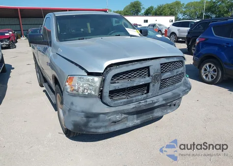 2013 Ram 1500 Tradesman из США, поврежденный, VIN 3C6JR7AP4DG522315